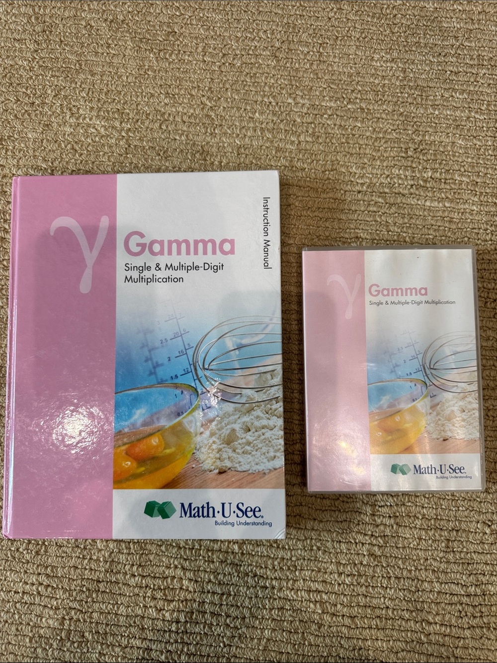 Math-U-See Gamma Single & Multiple-Digit Multiplication - Pink/White